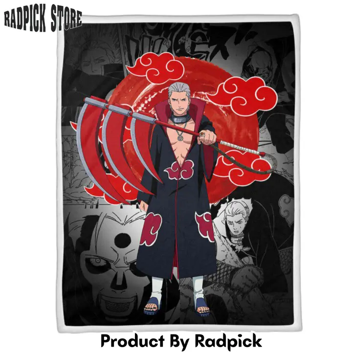 Hidan blanket custom akatsuki red sun mix manga  rp0153039
